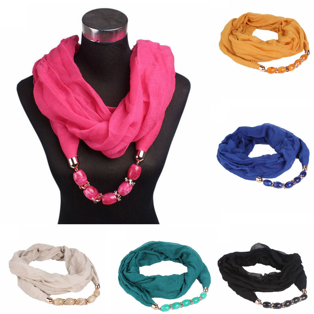 Women's Double Loop Scarf/Head Wrap