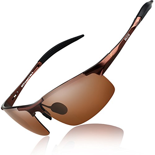 DUCO Mens Sports Polarized Sunglasses UV Protection Sunglasses for