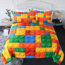 3 Piece Lego Toy Comforter Set for Kids