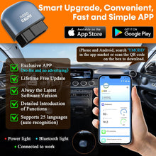 OBD2 Scanner Reader Bluetooth Wireless:  Diagnostic Tool for iPhone/Android