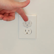 Outlet Plug Covers (32 Pack) Clear Child Proof Caps