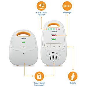 VTech DM111 Audio Baby Monitor with up to 1,000 ft of Range,