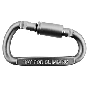 6 pcs Aluminum D-ring Locking Carabiner Light but Strong
