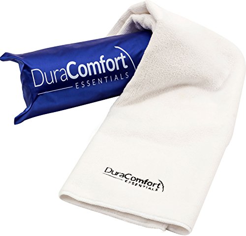 DuraComfort Essentials Super Absorbent Anti-Frizz Microfiber Hair Towel, Large 41 x 19-Inches