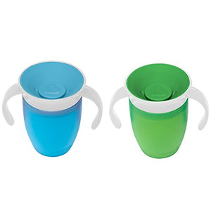 360 Trainer Cup, Green/Blue, 7 Ounce, 2pcs Set