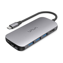 VAVA USB C Hub Adapter with 100W Power Delivery, Ethernet Port, SD Card Reader, HDMI Port, 3 USB 3.0 Ports for MacBook Pro and Type C Windows Laptops