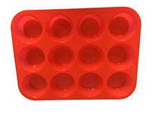 Keliwa 12 Cup Silicone Muffin - Cupcake Baking Pan/Non - Stick Silicone Mold/Dishwasher - Microwave Safe
