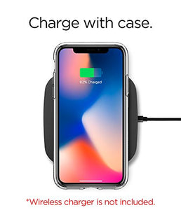 Ultra Hybrid iPhone X Case with Air Cushion Technology and Clear Hybrid Drop Protection