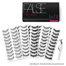 Eliace 50 Pairs - 5 Styles Handmade False Eyelashes Set