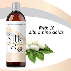 Silk18 Natural Hair Conditioner Argan Oil Sulfate Free Treatment