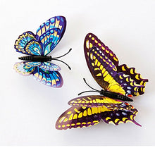 12 PCS 3D Luminous Butterfly Wall Stickers Decor Art