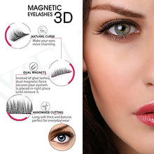Dual Magnets Natural False Eyelashes -Reusable Extensions  (4pcs)