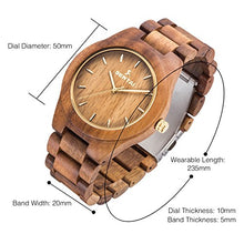 Men's Handmade Wooden Wrist Watch