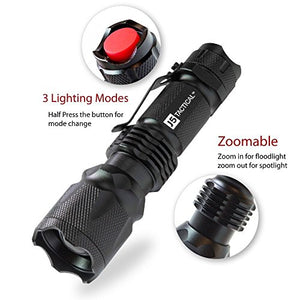 The Original 300 Lumen Ultra Bright, LED Mini 3 Mode Flashlight