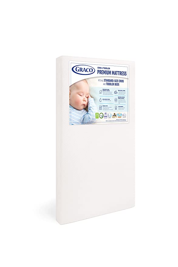 Graco Premium Foam Crib and Toddler Bed Mattress