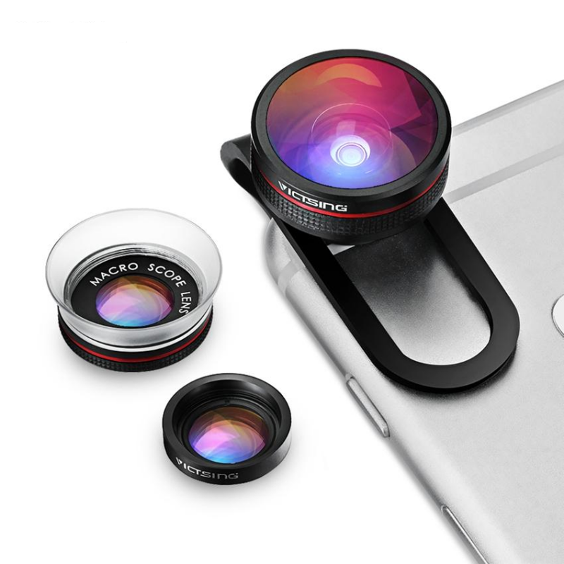 Clip-on 3 in 1 Camera Phone Lens Kit