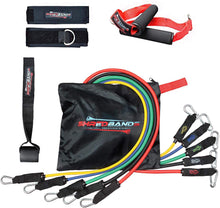 Resistance Bands - 11pc Set - With Door Anchor & Ankle Strap