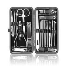 19pcs Stainless Steel Professional Nail Clippers Set