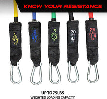 Resistance Bands - 11pc Set - With Door Anchor & Ankle Strap