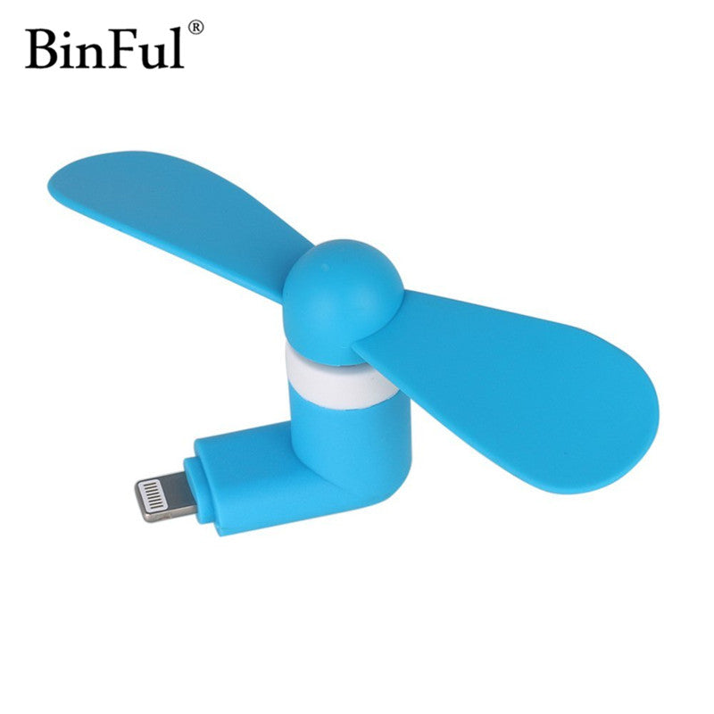 BinFul Portable Flexible Cooling usb Fan Mini USB gadget Portable For IOS iphone 5 5s 6 6s plus 7 Plus Smart Phone USB Dadgets