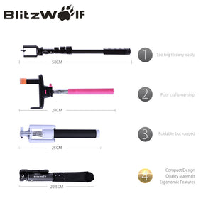 Bluetooth Wireless  Extendable Selfie Stick