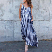 Striped Loose Flow Maxi Dress