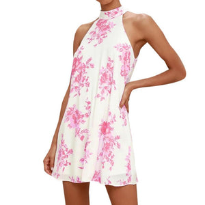 Sleeveless A-Line Floral Sundress