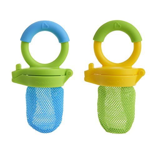 Fresh Food Feeder, 2 Pack, Blue/Green