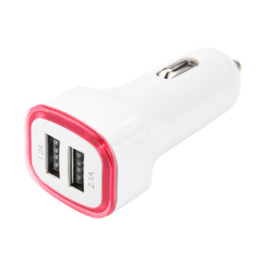 LANDFOX Universal Portable LED Dual USB Car Charger 5V/2.1A/1A 2 Port Adapter Cigarette Socket Lighter For Phone for iPhone 8