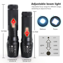 LED Tactical Military Flashlight