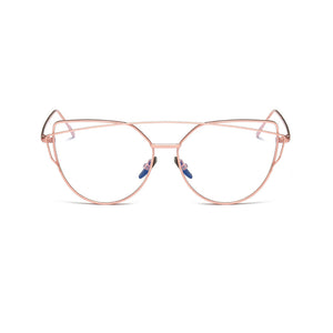 Twin-Beams Classic Clear Lens Cat Eye Glasses