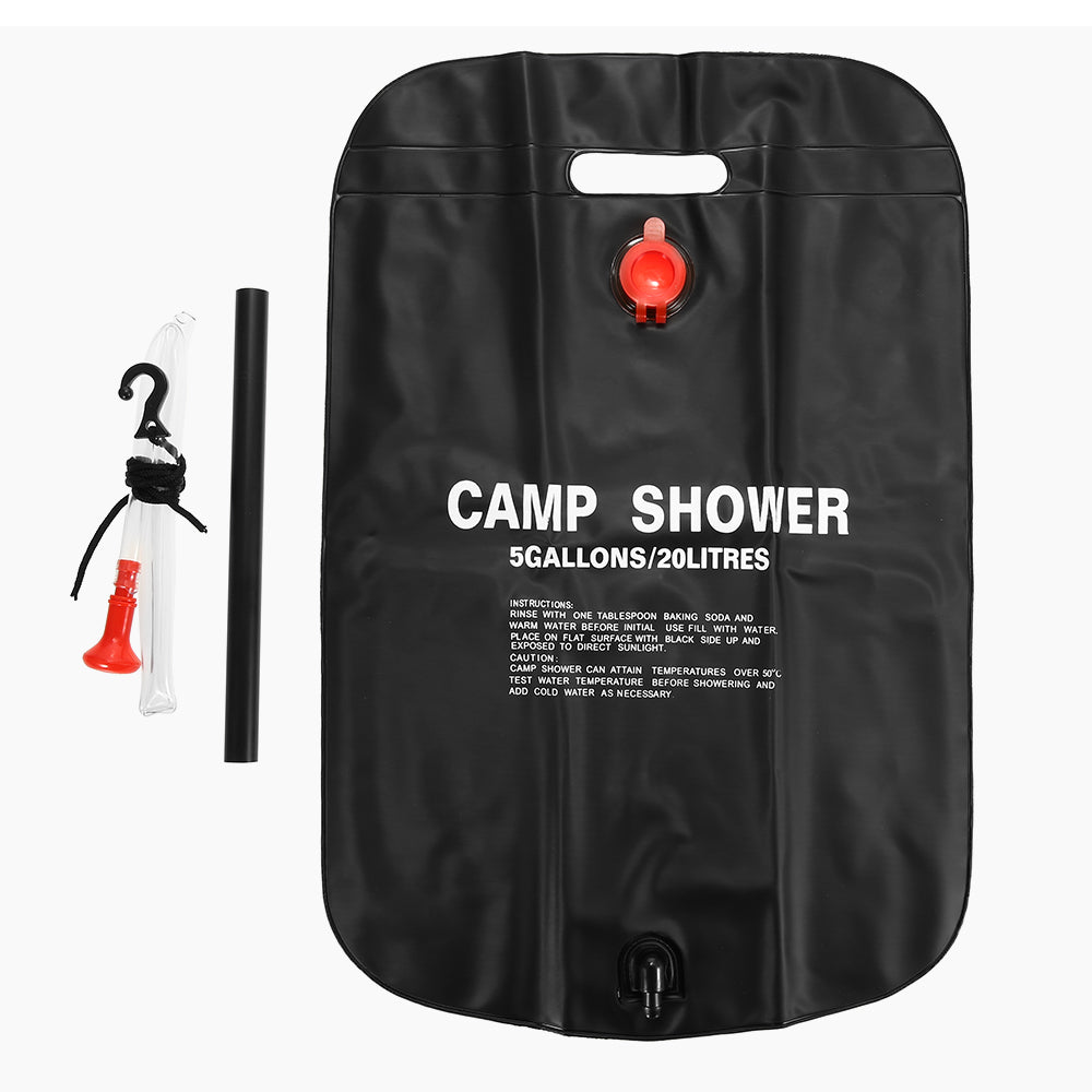 Outdoor Camping/Hiking Solar Energy Heated Shower Bag