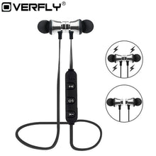 Overfly Bluetooth Earphone Magnetic Headphones XT-11 Wireless Sports Headset Bass Music Earpieces with Mic Headset For Samsung