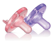 Philips AVENT Soothie Pacifier, 0-3 Months, 2-Pack, Pink/Purple