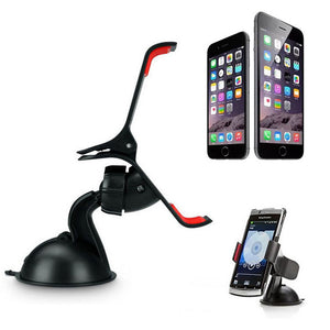 Universal Car Windshield Mount Mobile Phone Stand Holder For Iphone 5S 6S / 6 Plus Phone For Samsung Smartphone Gps Navigation