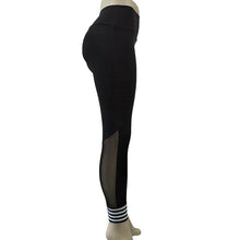 Workout  Yoga Leggings With Striped Ankle