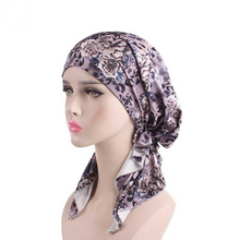 Women Floral Printed Long Tail  Headscarf/Wrap S