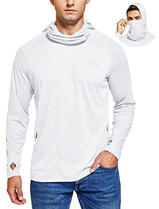Men's Sun Protection Hoodie with Face Mask