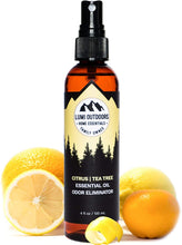 Lumi Citrus Outdoors Natural Shoe Deodorizer Spray and Foot Odor Eliminator