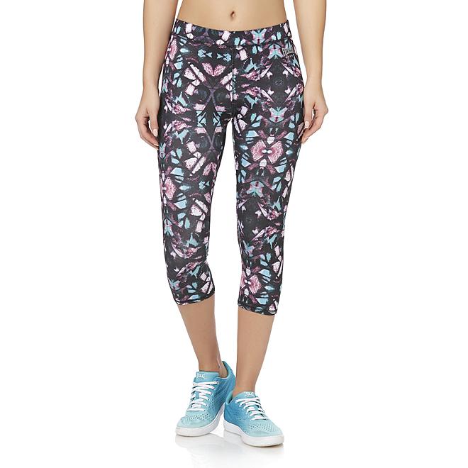 Everlast® Sport Women's Cropped Athletic Leggings - Abstract - Free + –