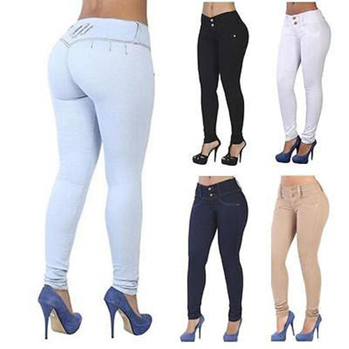 Denim Slim Stretch High Waist Jeggings