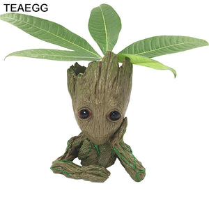 Tree Man Galaxy Guardians Action Figure Flowerpot