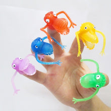 Colorful Plastic Mini Dinosaur Finger Toys