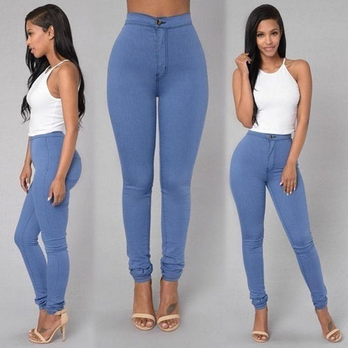 Soft Denim High Waist Jeggings