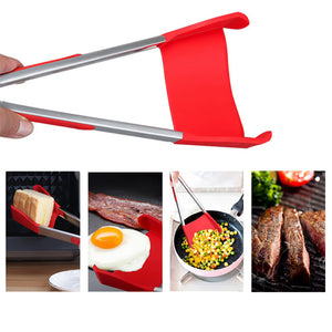 2-in-1 Kitchen Spatula &Tongs