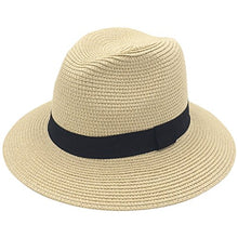 Lanzom Women Wide Brim Straw/Fedora Sun Hat