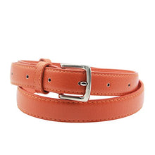 Maikun Womens Skinny Leather Belt Solid Color Pin Buckle Simple Waist Belts Mother's Day Gifts