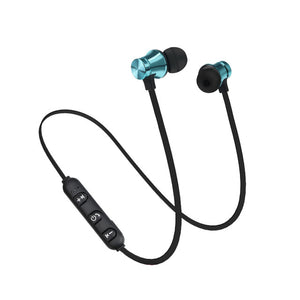 Overfly Bluetooth Earphone Magnetic Headphones XT-11 Wireless Sports Headset Bass Music Earpieces with Mic Headset For Samsung