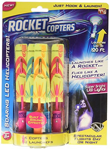 Rocket Copters - The Amazing Slingshot LED Helicopters