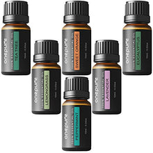 Aromatherapy Essential Oils Gift Set, 6 Bottles